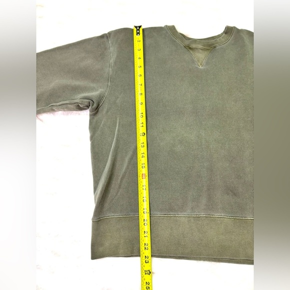 Mod-O-Doc Women’s Crew Neck Olive Green Sweetshirt Size 1 Excellent Condition - Picture 3 of 8